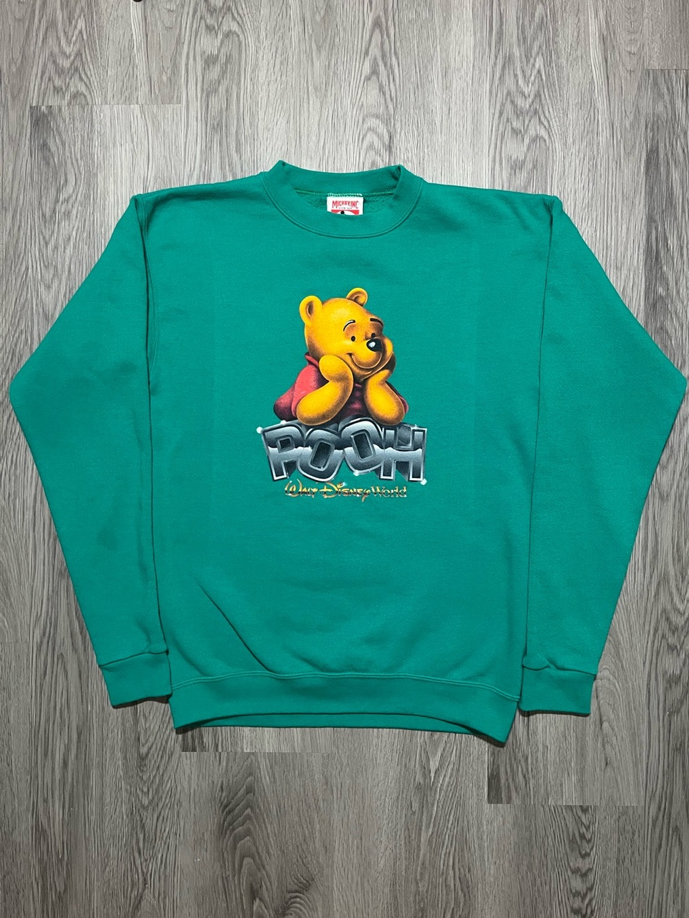 90s Winnie the Pooh Mickey, Inc kids Walt Disney World graphic crewneck sweater